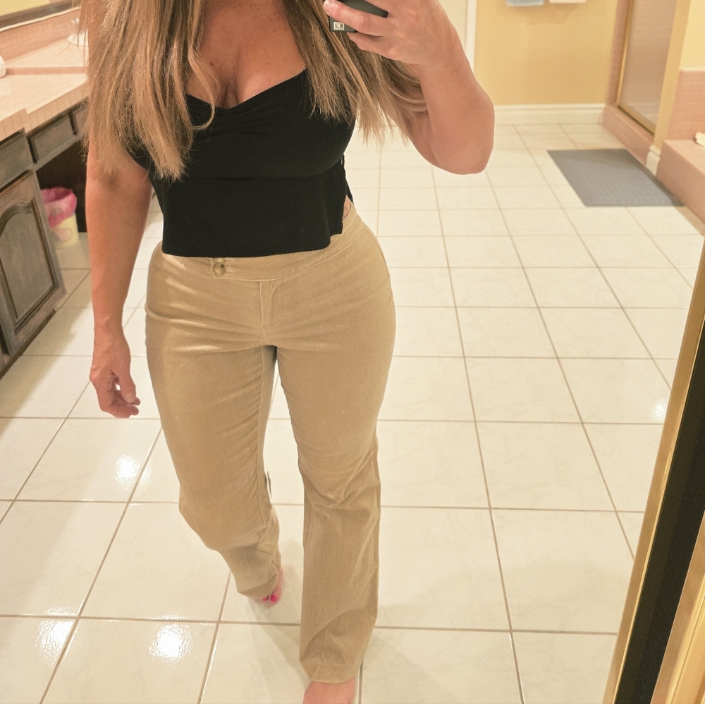 Women's Tan Pants - Picture 13 of 15